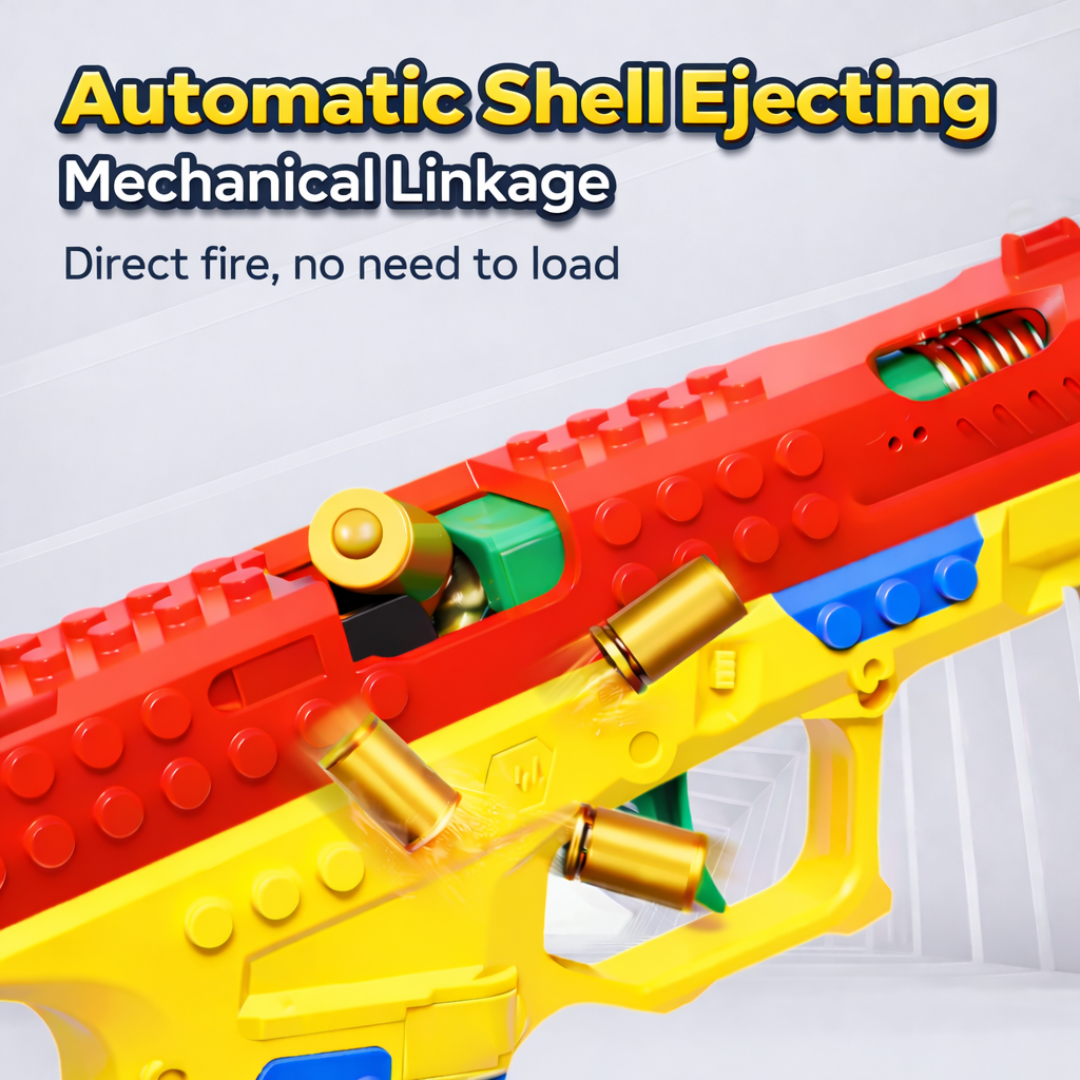 Block Strike Blaster + Shells & Darts