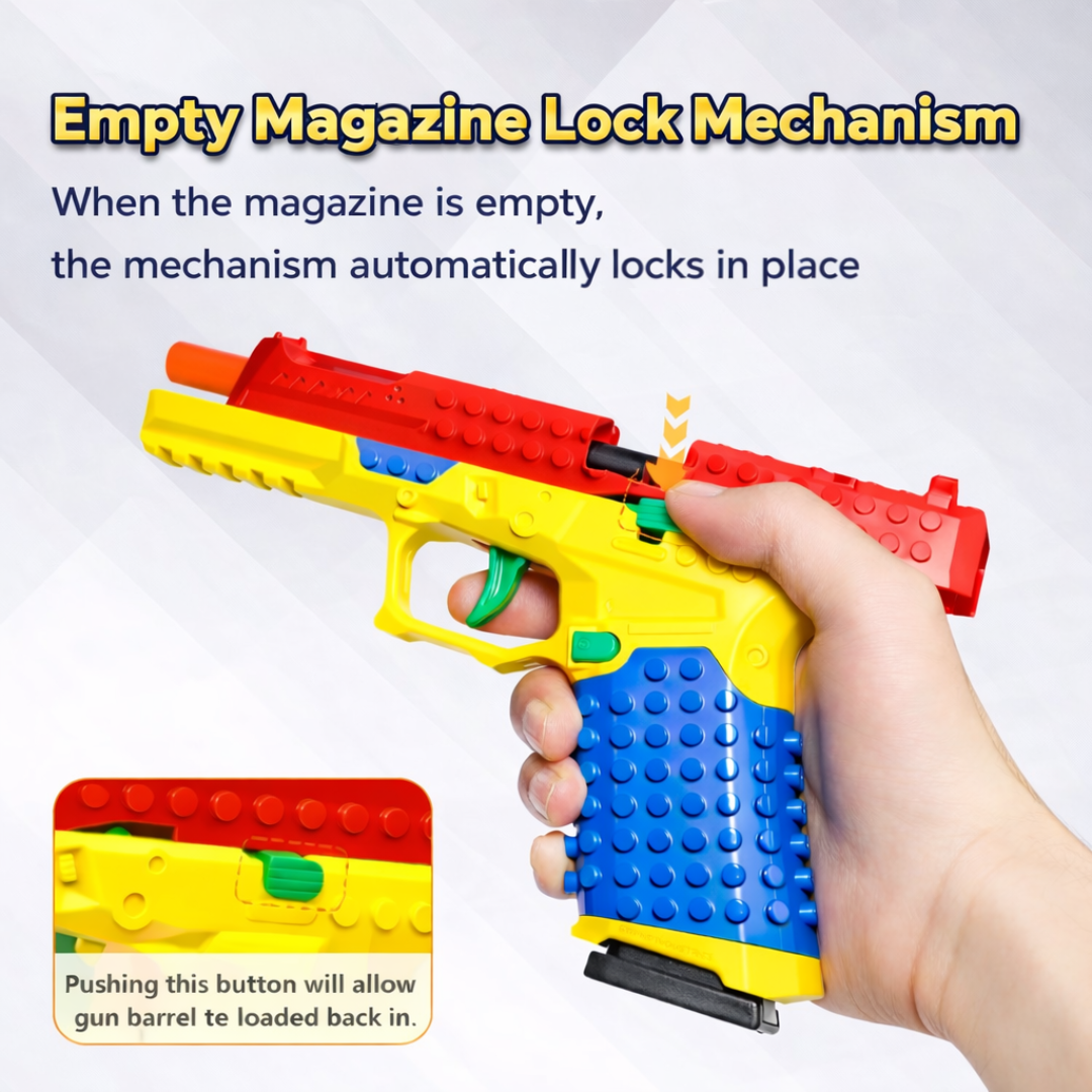 Block Strike Blaster + Shells & Darts