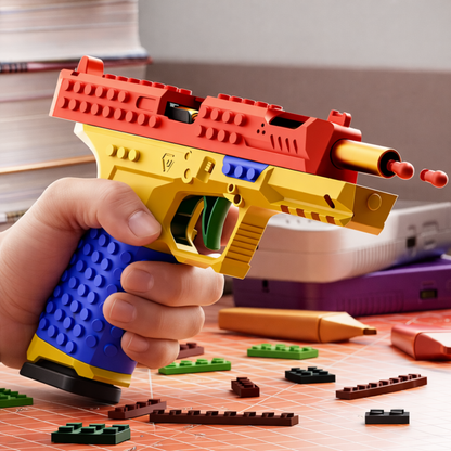 Block Strike Blaster + Shells & Darts